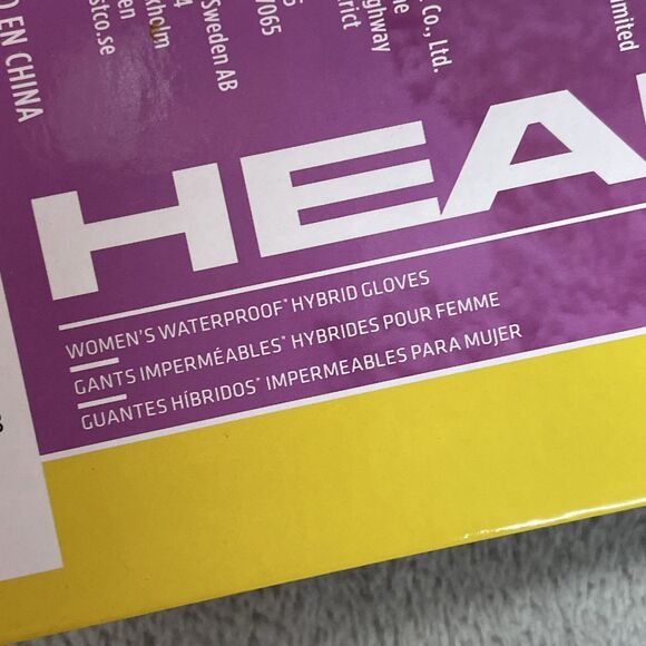 HEAD Women's S/P Waterproof Hybrid Gloves Black H1091 - Picture 3 of 5